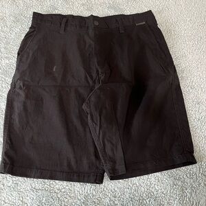 Laird Hamilton surf brand chino shorts Size 33 black zip pockets,